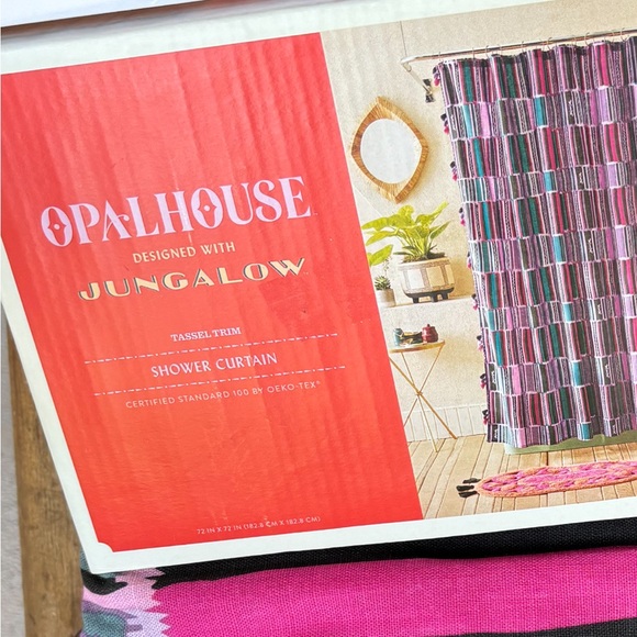 2 Piece Bath Set - Shower Curtain and Rug - Picture 3 of 11